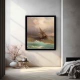 Ship in the Stormy Sea artwork preview