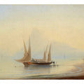 Barge at Sea Shore