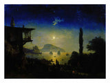 Moon night on the Crimea. Gurzuf. artwork preview