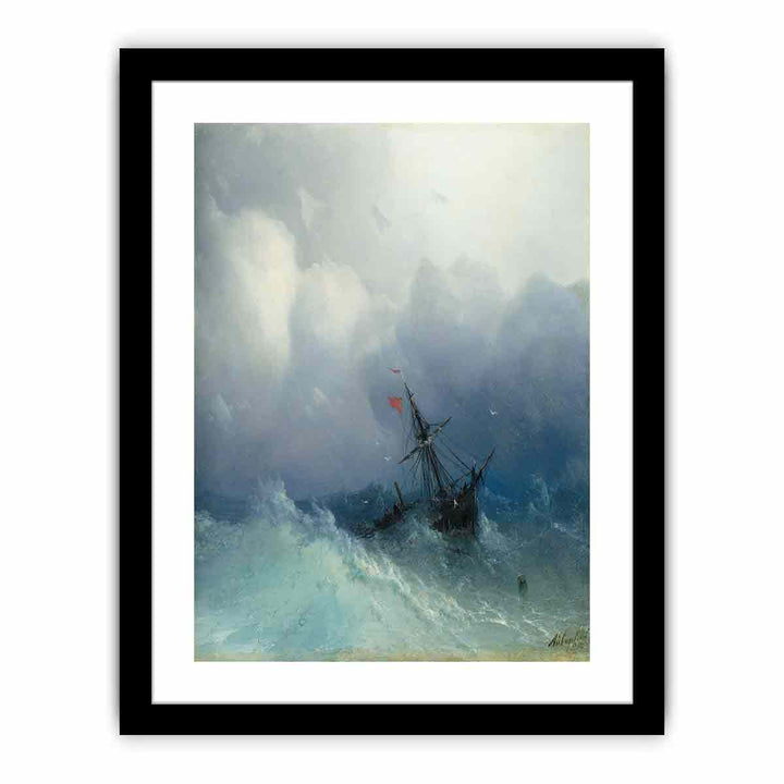 Shipwreck on Stormy Seas