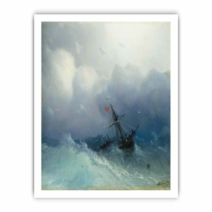 Shipwreck on Stormy Seas