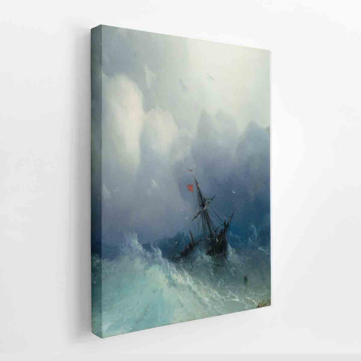 Shipwreck on Stormy Seas