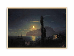 Moonlit night in the Crimea.