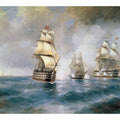 Brig “Mercury” Attacked by Two Turkish Ships