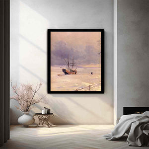Frozen Bosphorus Under Snow (detail)
