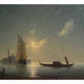 Gondolier on the Sea at Night