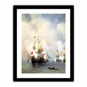Battle of Chios on 24 June, 1770
