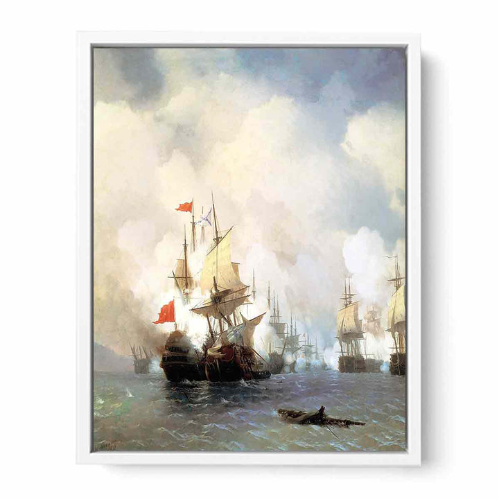 Battle of Chios on 24 June, 1770