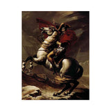 Bonaparte, Calm on a Fiery Steed, Crossing the Alps 1801 artwork preview