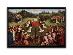 The Ghent Altarpiece- Adoration of the Lamb 1425-29