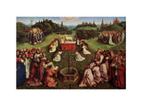 The Ghent Altarpiece- Adoration of the Lamb 1425-29 artwork preview