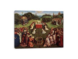 The Ghent Altarpiece- Adoration of the Lamb 1425-29