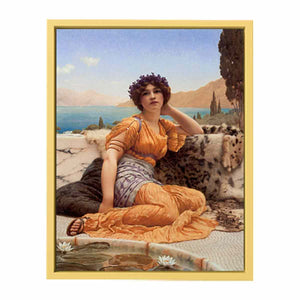 With Violets Wreathed And Robe Of Saffron Hue