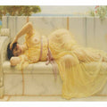 Girl In Yellow Drapery