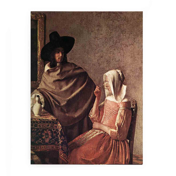 A Lady Drinking and a Gentleman (detail)