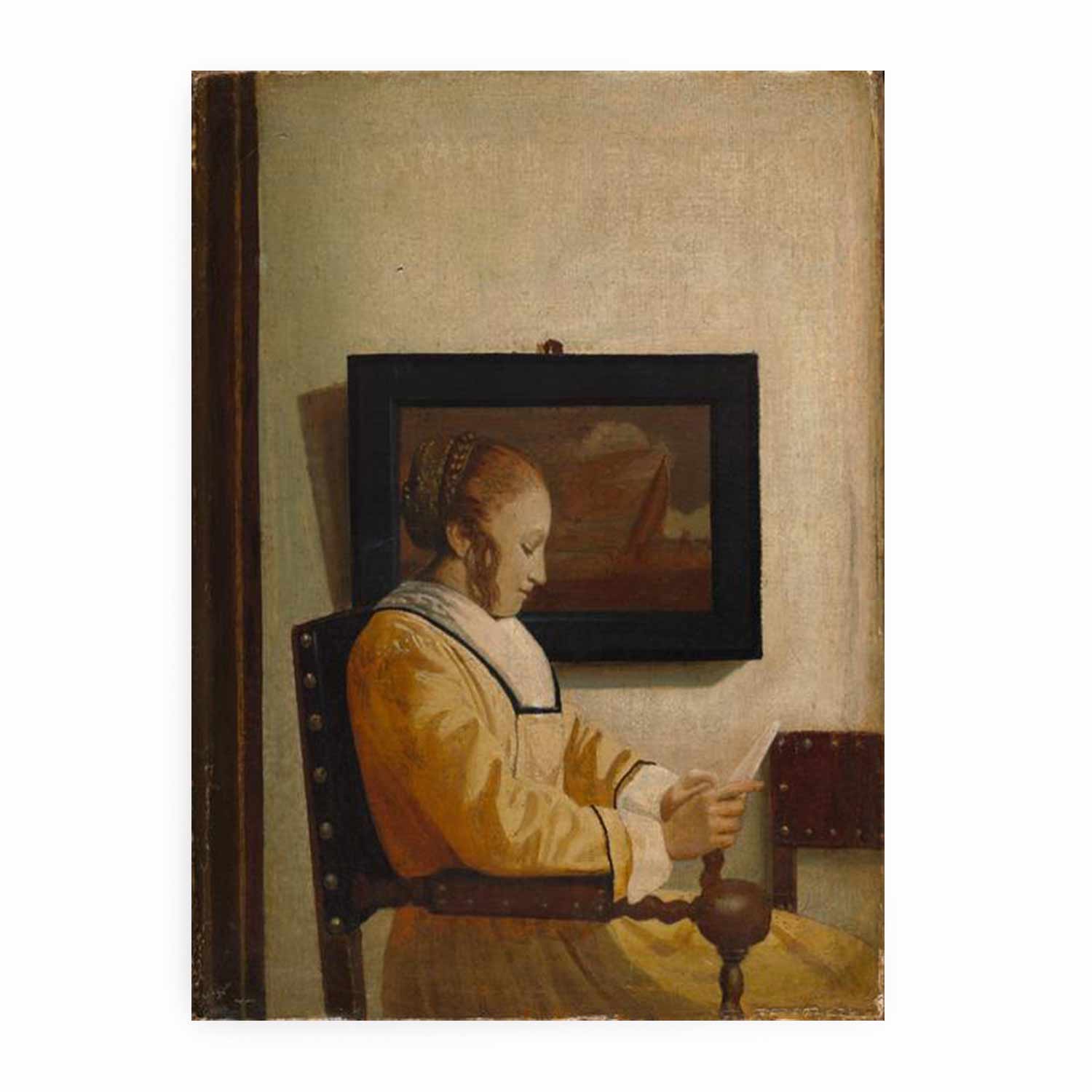 A Young Woman Reading
