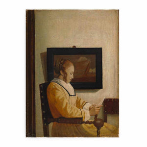 A Young Woman Reading
