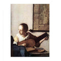 Woman with a Lute near a Window (detail)