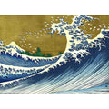 A colored version of the Big wave