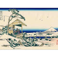 Tea house at Koishikawa. The morning after a snowfall