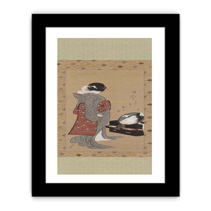 Woman Looking at Herself in a Mirror