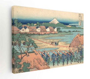 The Fuji seen from the gay quarter in Senju