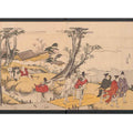Courtiers Crossing a Bridge