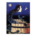 A woman ghost appeared from a well