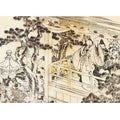 A scene of a shinto shrine dance, kagura
