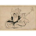 Seated Woman with Shamisen