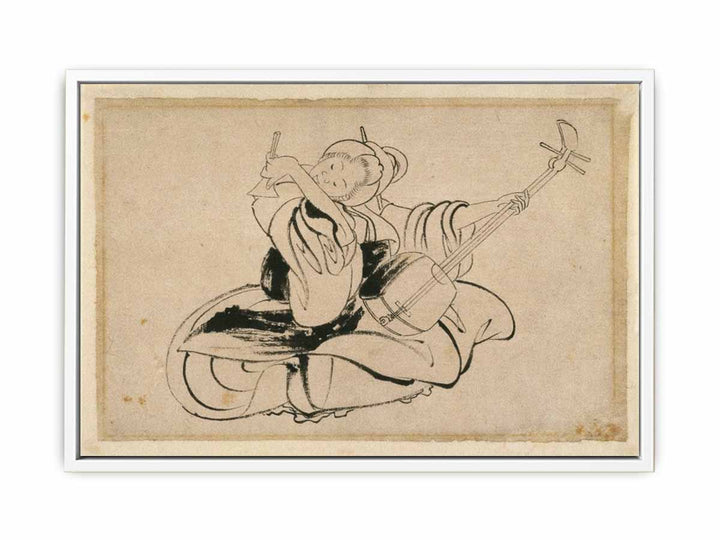 Seated Woman with Shamisen