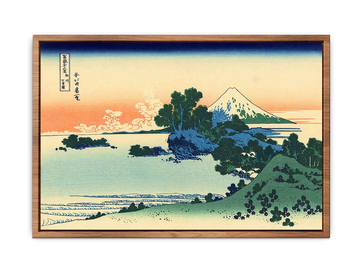 Shichiri beach in Sagami province
