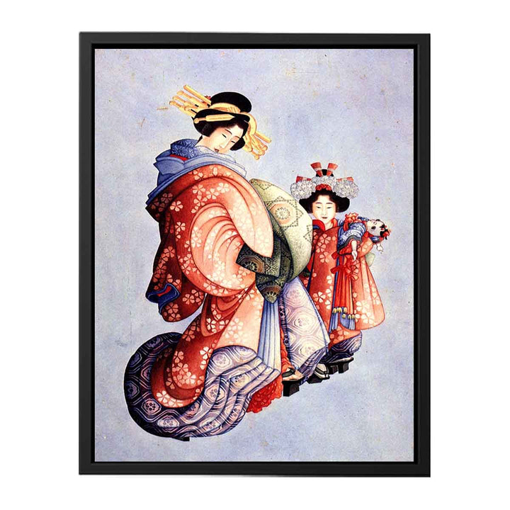 Oiran and Kamuro