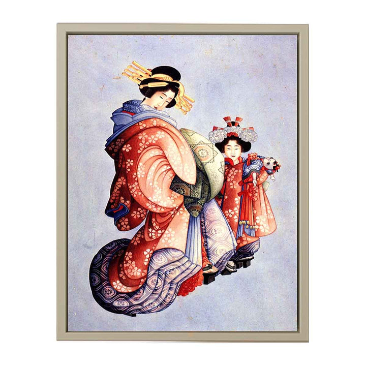 Oiran and Kamuro