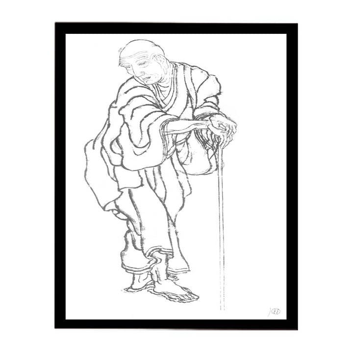 Self-portrait in the age of an old man