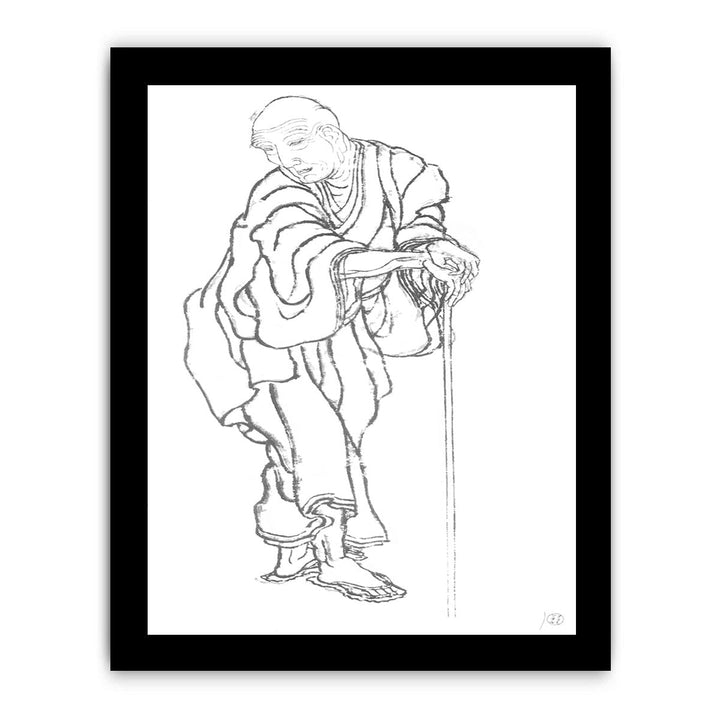 Self-portrait in the age of an old man