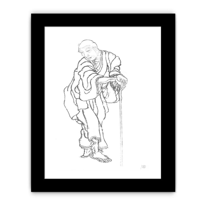 Self-portrait in the age of an old man