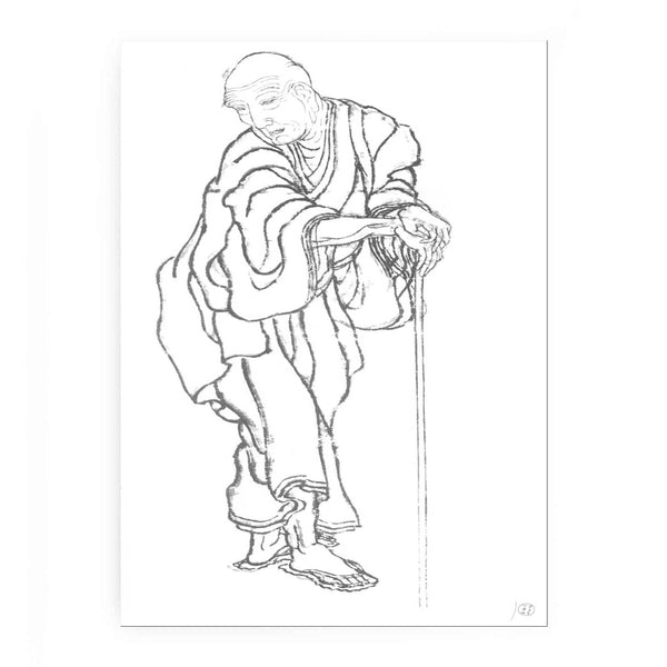 Self-portrait in the age of an old man
