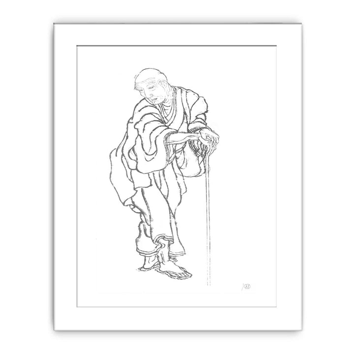 Self-portrait in the age of an old man