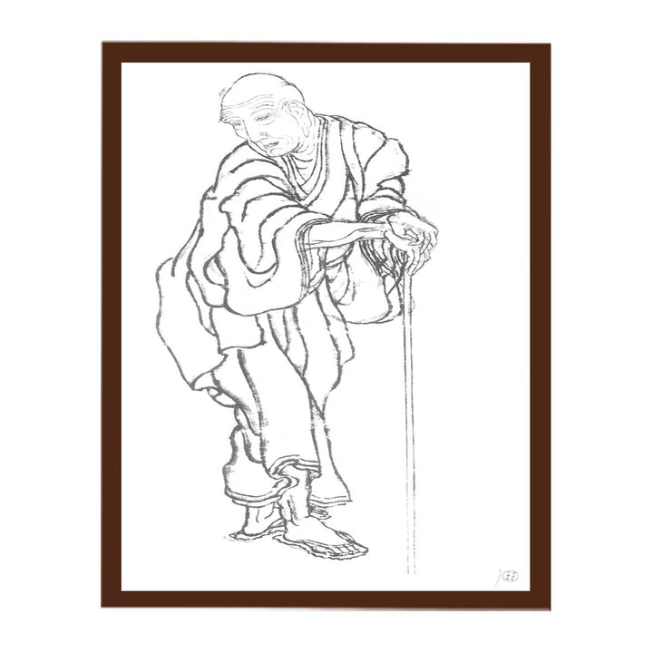 Self-portrait in the age of an old man
