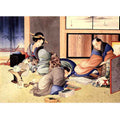 A merchant making up the account