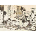 Scene of housekeeping. Four women are working
