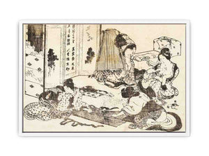 Scene of housekeeping. Four women are working