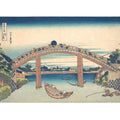 Seen under Mannenbashi at Fukagawa (Fukagawa Mannenbashi shita)