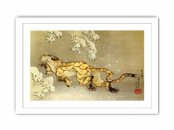 Old Tiger in the Snow