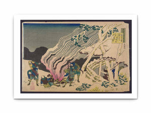 Hunters by a Fire in the Snow (Minamoto no Muneyuki ason)