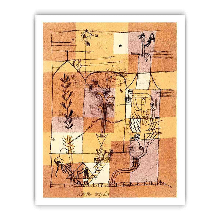 Hoffmanneske scene by Paul Klee
