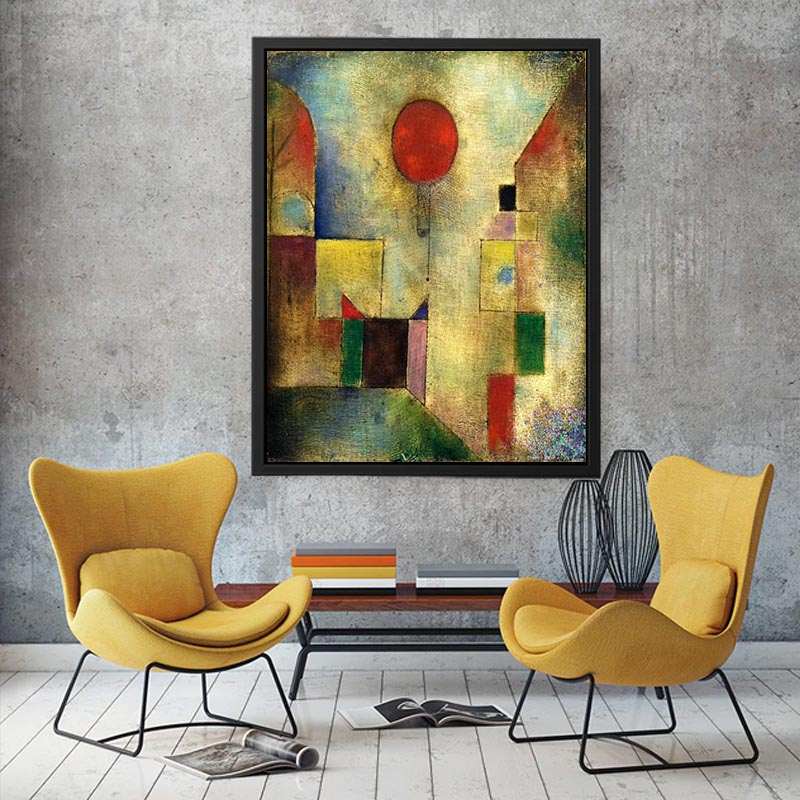 Red Balloon By Paul Klee