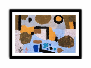 With The Two Lost Ones Painting By Paul Klee