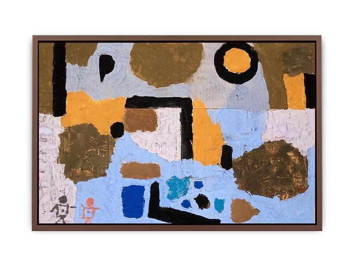 With The Two Lost Ones Painting By Paul Klee